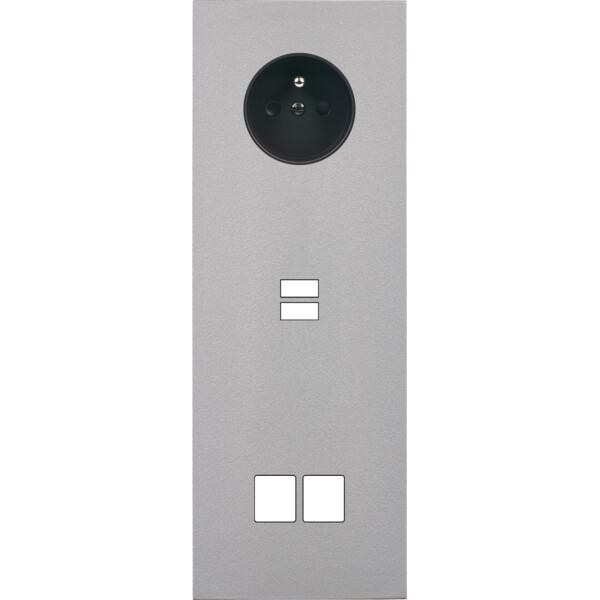 Façade désir alu mat triple verticale pc u1 m2 - Modelec - 386822