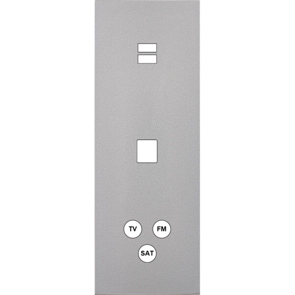 Façade désir alu mat triple verticale u1 m1 c3 - Modelec - 388822