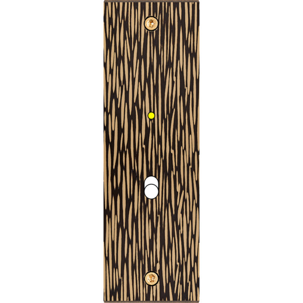 Façade fascination laiton fauve etroite longue b1 + led à vis - Modelec - 105435-L