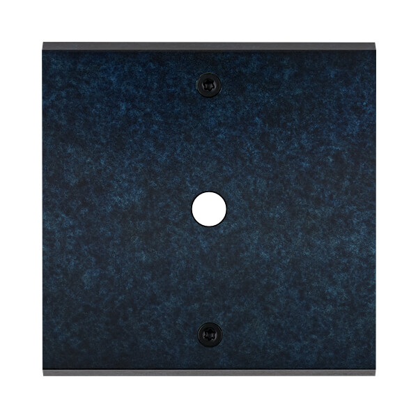 Façade fascination laiton ombre simple 1 bouton poussoir push à vis - Modelec - 141439