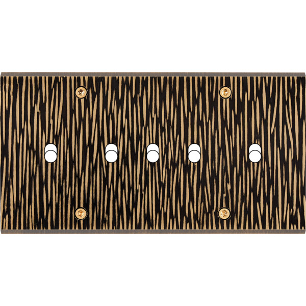 Façade fascination laiton fauve double horizontale b5 à vis - Modelec - 175435