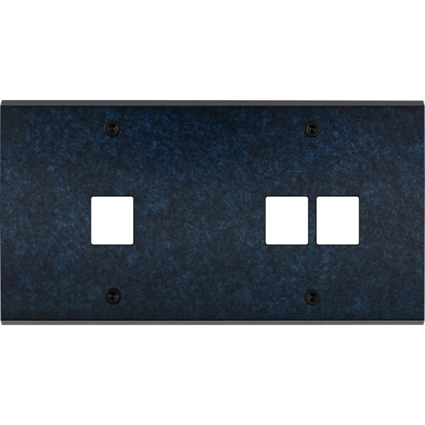 Façade fascination laiton ombre double horizontale 1 média 2 média à vis - Modelec - 267439