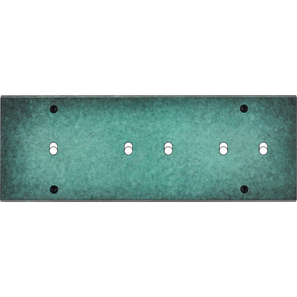 Façade fascination laiton jade triple horizontale 1 basculeur 2 basculeurs 2 basculeurs à vis - Modelec - 305434
