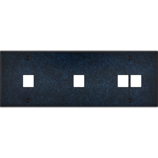 Façade fascination laiton ombre triple horizontale 1 média 1 média 2 média à vis - Modelec - 321439