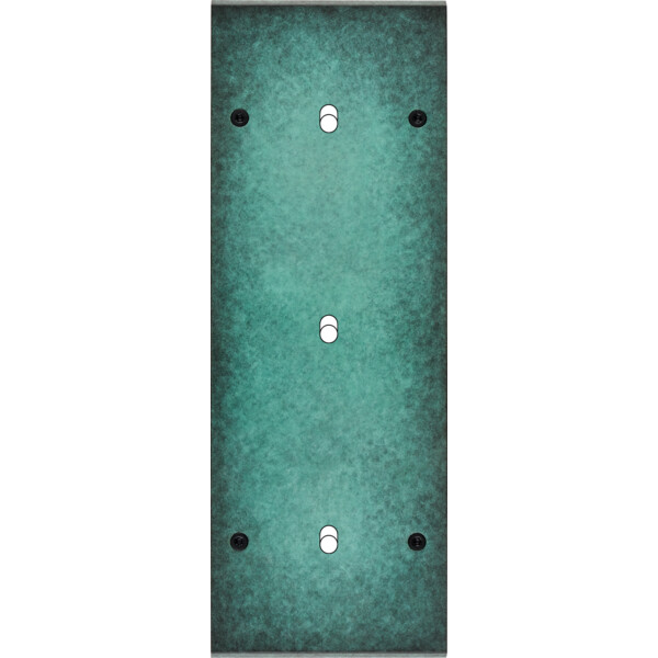 Façade fascination laiton jade triple verticale 1 basculeur 1 basculeur 1 basculeur à vis - Modelec - 353434