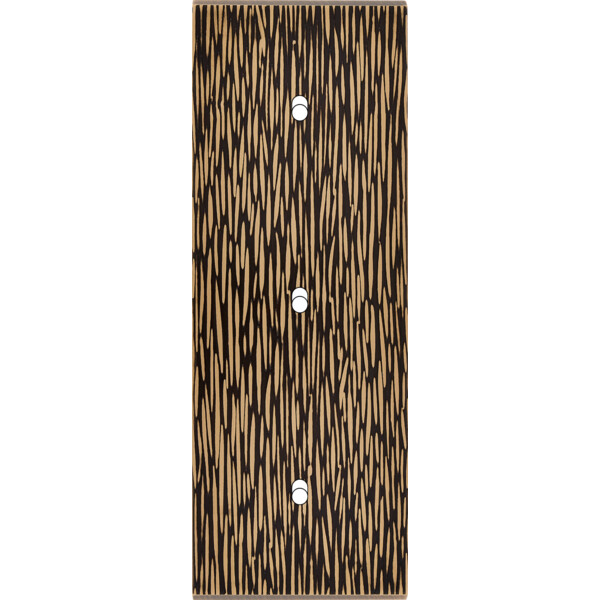 Façade fascination laiton fauve triple verticale 1 basculeur 1 basculeur 1 basculeur sans vis - Modelec - 353435M