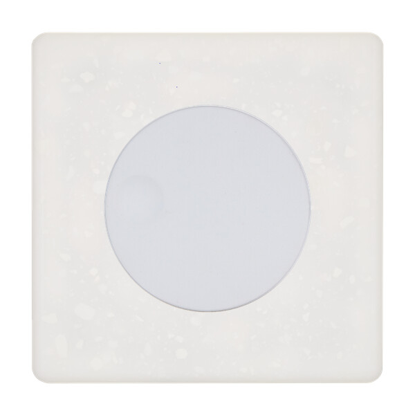 Façade hitera blanc terrazzo simple 1 variateur - Modelec - 191485