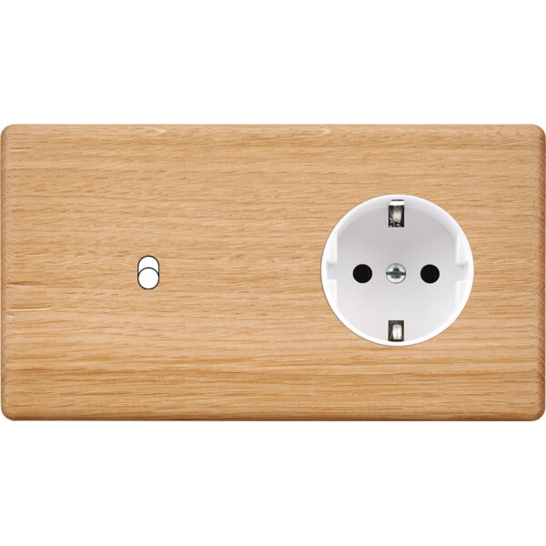 Façade hitera chene clair double horizontale b1 pck - Modelec - 261491-K