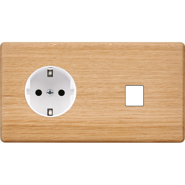 Façade hitera chene clair double horizontale pck m1 - Modelec - 263491-K