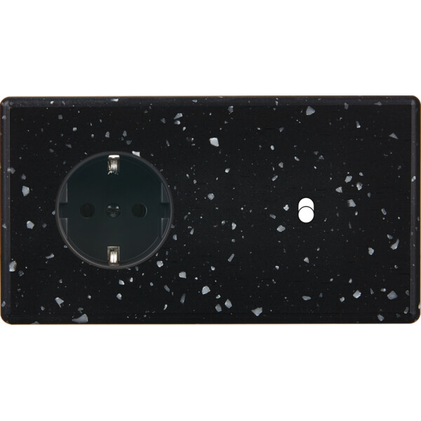 Façade hitera terrazzo noir double horizontale pck b1 - Modelec - 277486-K
