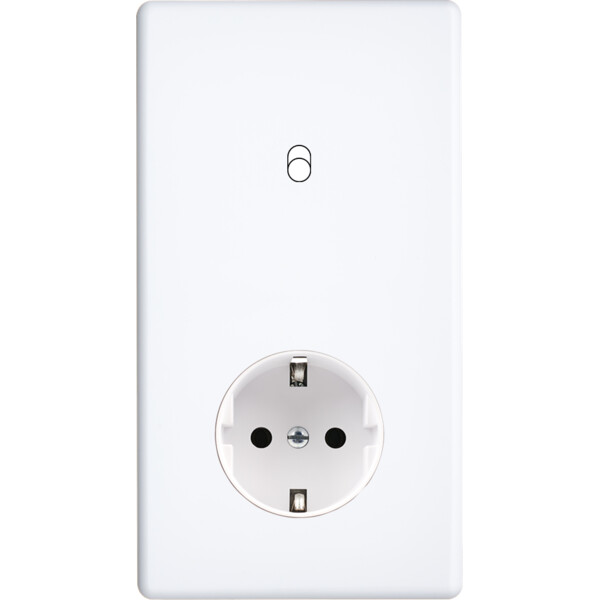 Façade hitera blanc soft touch  double verticale b1 pck - Modelec - 281481-K
