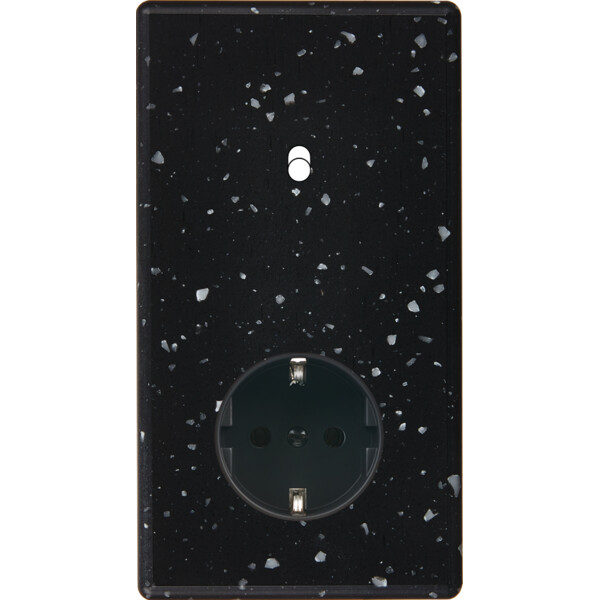 Façade hitera terrazzo noir double verticale b1 pck - Modelec - 281486-K