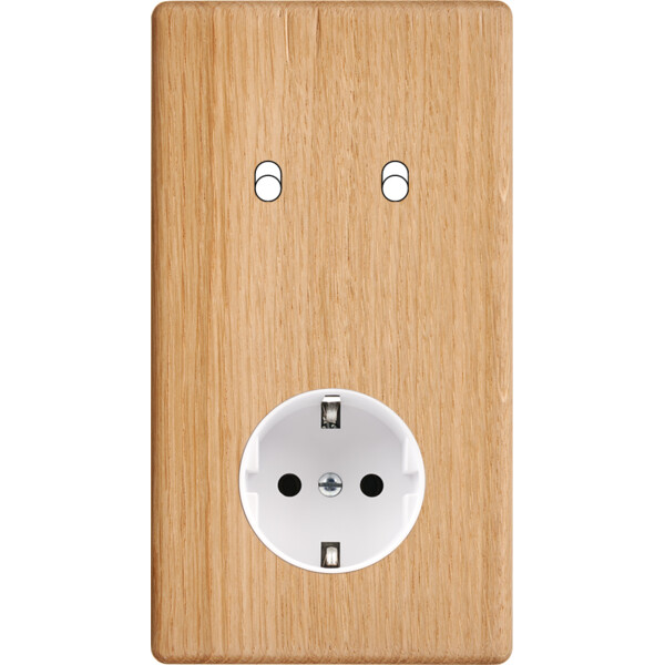 Façade hitera chene clair double verticale b2 pck - Modelec - 282491-K
