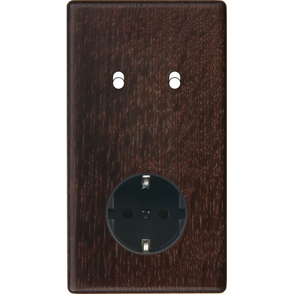 Façade hitera chene fonce double verticale b2 pck - Modelec - 282492-K
