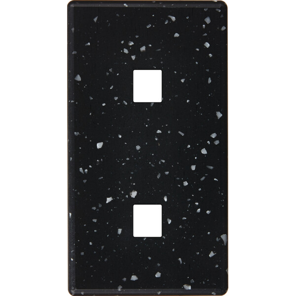 Façade hitera terrazzo noir double verticale1 media 1 media - Modelec - 286486