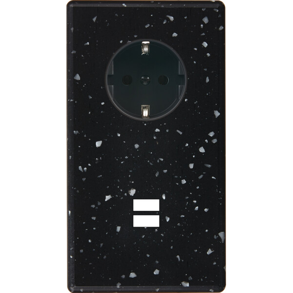 Façade hitera terrazzo noir double verticale pck u1 - Modelec - 299486-K
