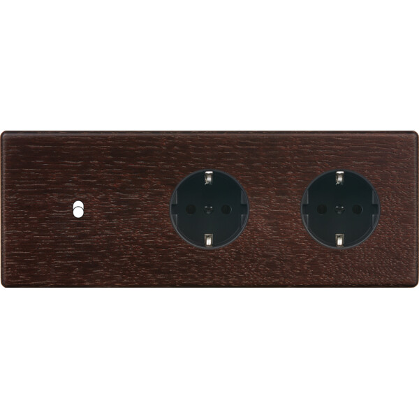 Façade hitera chene fonce triple horizontale b1 pck pck - Modelec - 311492-K