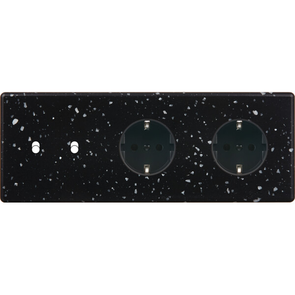 Façade hitera terrazzo noir triple horizontale b2 pck pck - Modelec - 312486-K