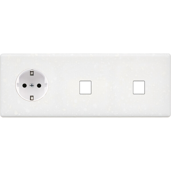 Façade hitera terrazzo blanc triple horizontale pck m1 m1 - Modelec - 326485-K