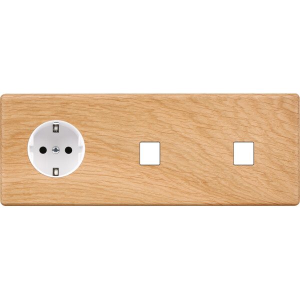 Façade hitera chene clair triple horizontale pck m1 m1 - Modelec - 326491-K