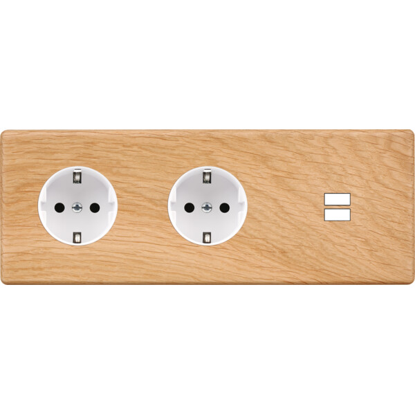 Façade hitera chene clair triple horizontale pck pck u1 - Modelec - 337491-K
