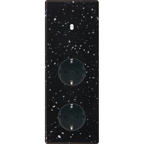 Façade hitera terrazzo noir triple verticale b1 pck pck - Modelec - 361486-K