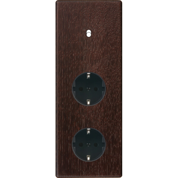 Façade hitera chene fonce triple verticale b1 pck pck - Modelec - 361492-K