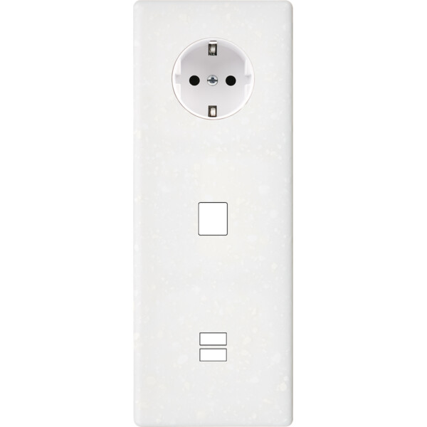 Façade hitera terrazzo blanc triple verticale pck m1 u1 - Modelec - 384485-K