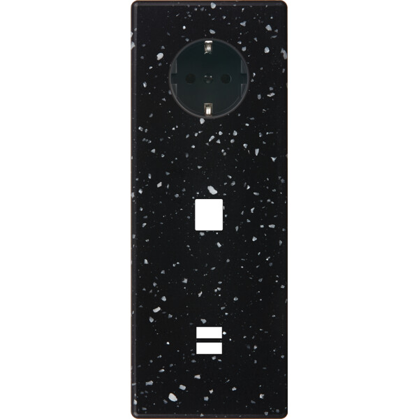 Façade hitera terrazzo noir triple verticale pck m1 u1 - Modelec - 384486-K