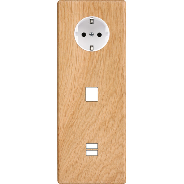 Façade hitera chene clair triple verticale pck m1 u1 - Modelec - 384491-K