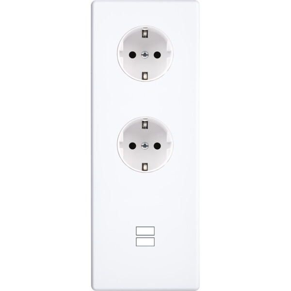 Façade hitera blanc soft touch  triple verticale pck pck u1 - Modelec - 387481-K