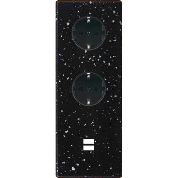 Façade hitera terrazzo noir triple verticale pck pck u1 - Modelec - 387486-K