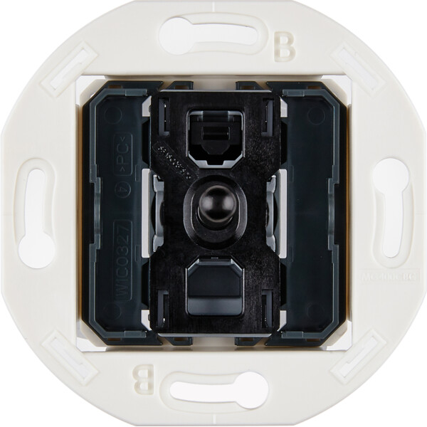 Mécanisme à connexion automatique va-et-vient ou poussoir noir pour collection iris - Modelec - 087010WNO