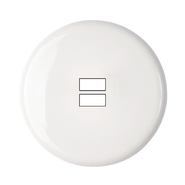 Façade iris by modelec en porcelaine blanche simple poste chargeur double usb - Modelec - 189361