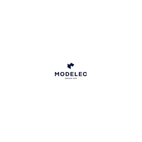 Plaque Karo Satin Alu avec basculeur double acier - Modelec - 02-212