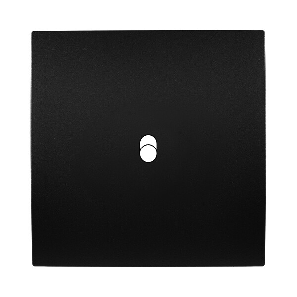 Façade Karo Satin Noir 1 basculeur (131-208) - Modelec - 131208