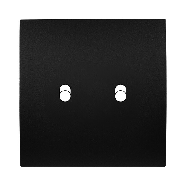 Façade Karo Satin Noir 2 basculeurs (132-208) - Modelec - 132208