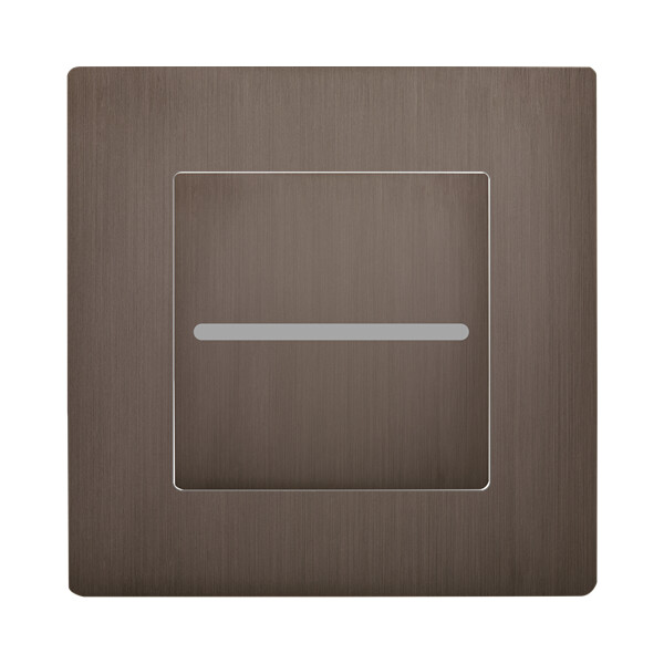 Façade laiton canon de fusil bouton plat pour variateur bluetooth magnétique - Modelec - 188514M