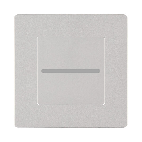 Façade laiton nickel sablé bouton plat pour variateur bluetooth magnétique - Modelec - 188531M