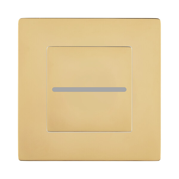 Façade laiton qpc bouton plat pour variateur bluetooth magnétique - Modelec - 188543M