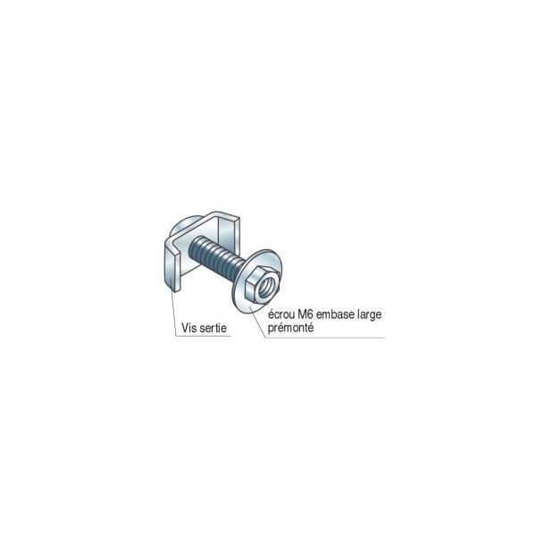 Kit petite éclisse U20 pour coudes - Niedax - 987604