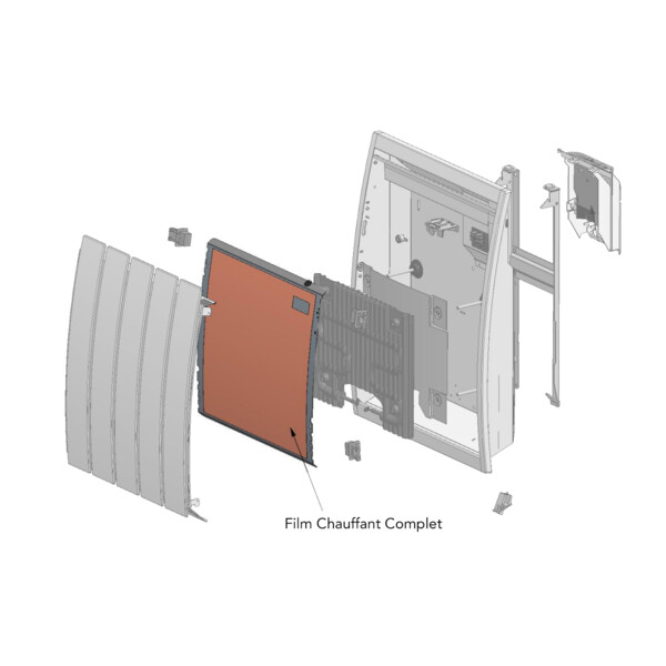 Film chauffant 1500W pour radiateur modèle bas Noirot - Noirot - S101BBB027