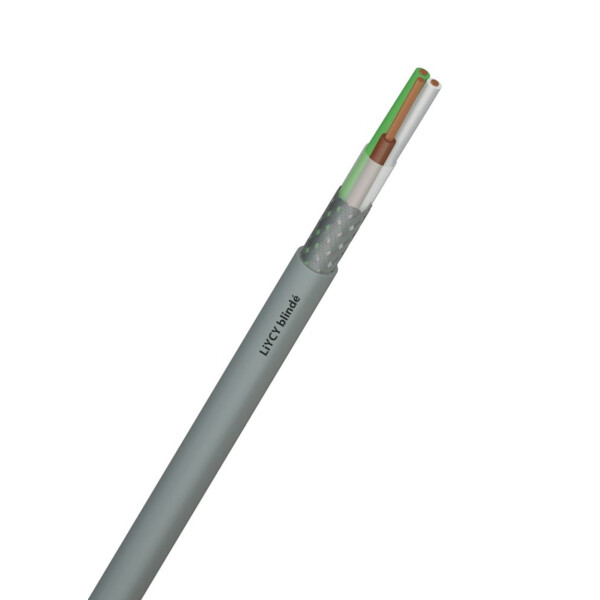 Câble électrique blindé HiFlex-CY 2X0,75 mm² LiYCY couronne de 100m - NoName - 14124171