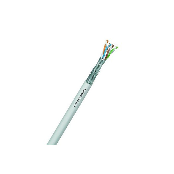 Câble réseau RJ45 cat.7 S/FTP 4 paires - câble éthernet SH 600Mhz - NoName - 14200904