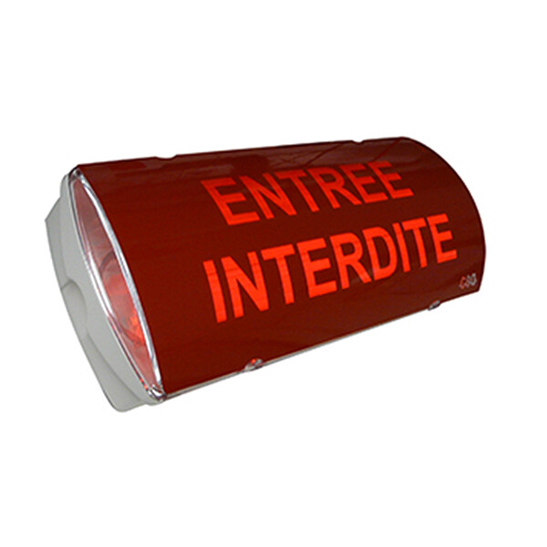Panneau lumineux incendie led ip65 - Nugelec (Cooper) - 30490