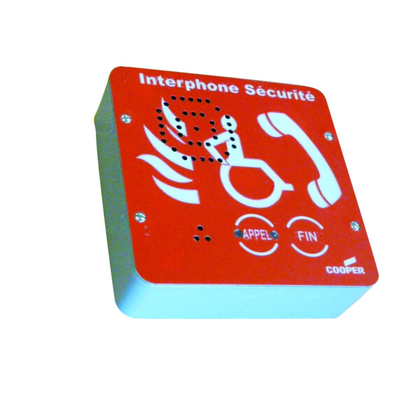 Interphone Rouge pour EAS Nugelec - Nugelec (Cooper) - 36100