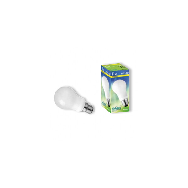 Ampoule fluocompacte B22D Orbitech mini standard 11W 2700K 600lm - Orbitec - 009318