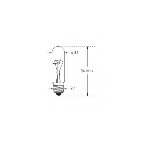 Lampe à Incandescence Orbitec - E27 - ø29mm - 230V - 40W - 1000H - Orbitec - 006201