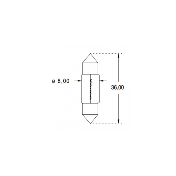 Lampe Navette Orbitec - ø8mm - 6V - 833mA - 5W - 1000H - Orbitec - 121101