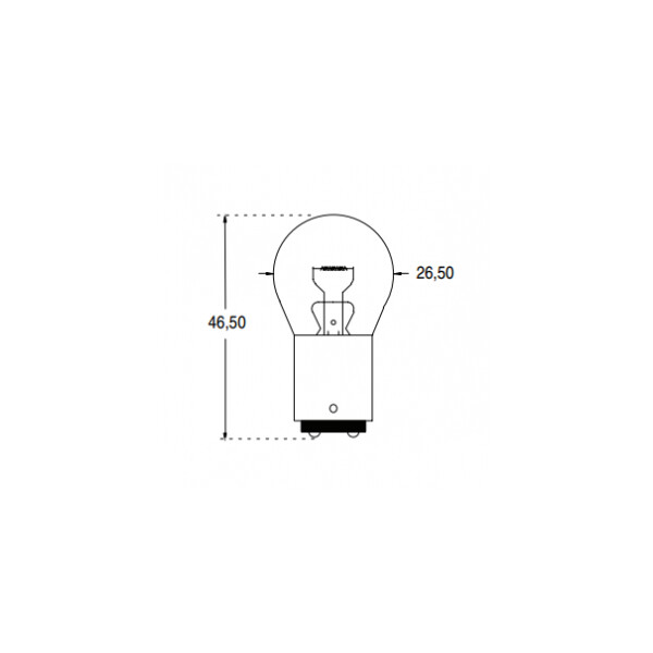 Lampe Stop Orbitec - BA15D - ø26mm - 12V - 21W - Orbitec - 121984